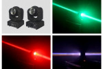 RUCHOMA GŁOWA LED BEAM 2 x 10 W RGBW MIX