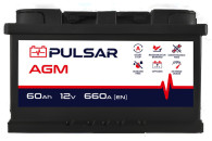 Akumulator Amega PULSAR START&STOP AGM 60Ah 660
